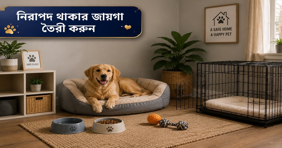 পোষা প্রাণীর জন্য নিরাপদ থাকার জায়গা