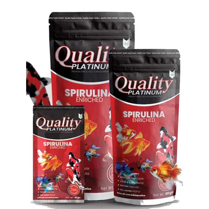 Quality Platinum | Spirulina Aquarium Fish Food | 100gm