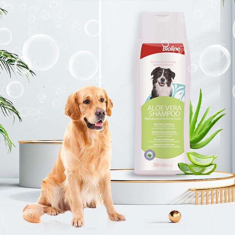 Bioline Aloe Vera Shampoo for Dogs 250ml Bioline Aloe Vera Shampoo for Dogs 250ml bottle