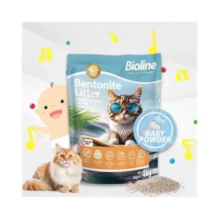 Bioline Bentonite Cat Litter 4kg-5L by petfeedy