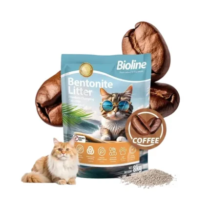 Bioline Premium Bentonite Cat Litter Coffee 8kg