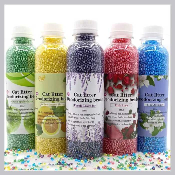 Cat Litter Deodorizing Beads Natural Odor Absorber 250ml