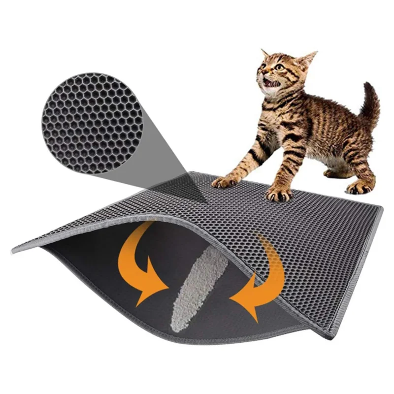 Double-Layer Honeycomb Litter Mat | 60x45cm