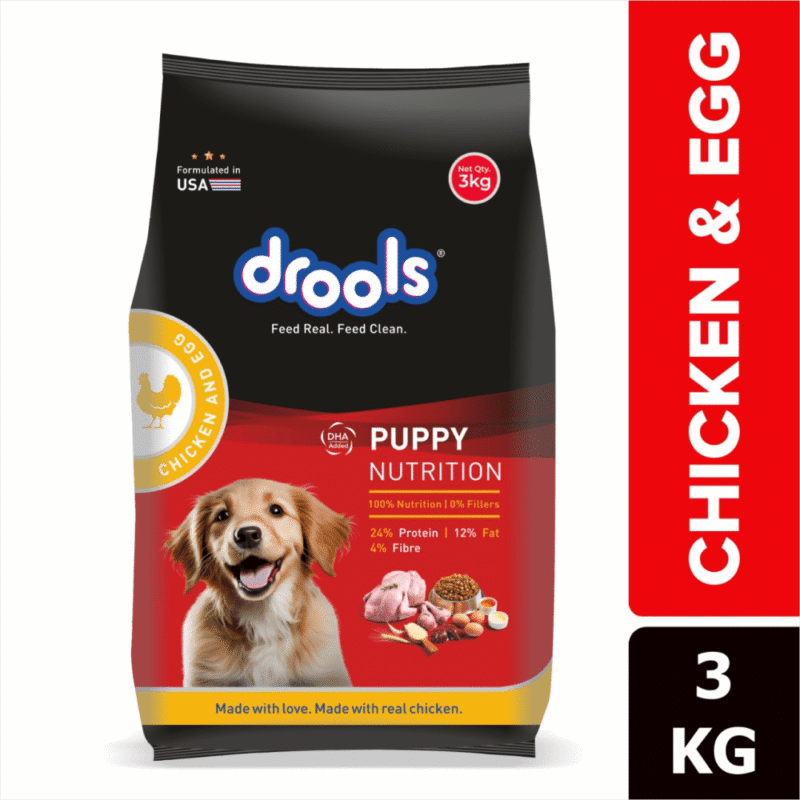 Drools Puppy Food Chicken & Egg 3kg — petfeedy.com