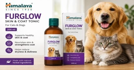 Himalaya Furglow Skin and Coat Tonic 200ml for cats and dogs