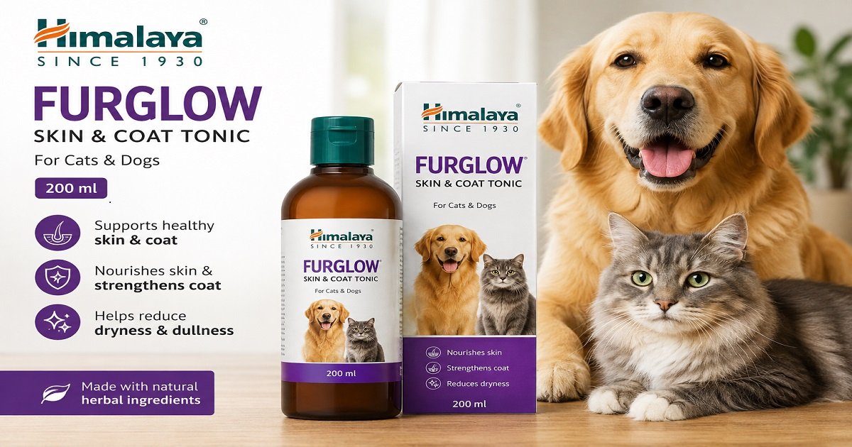 Himalaya Furglow Skin & Coat Tonic for Cats & Dogs 200ml Himalaya Furglow Skin and Coat Tonic 200ml for cats and dogs