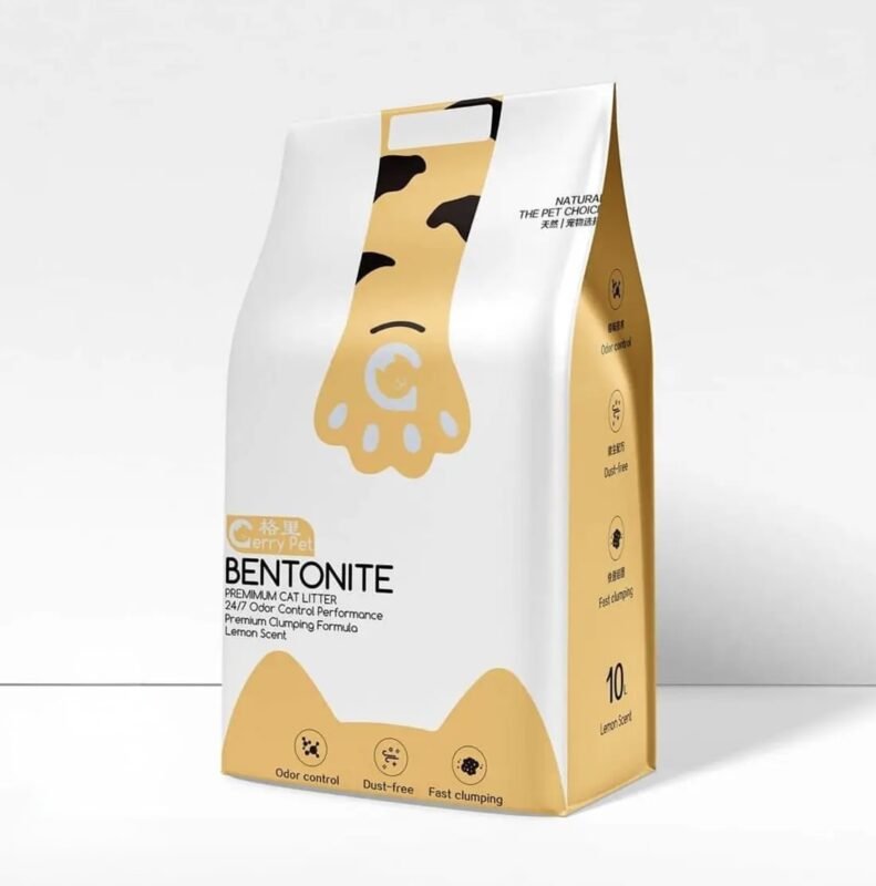 Gerry Pet Bentonite Cat Litter Lemon-25l