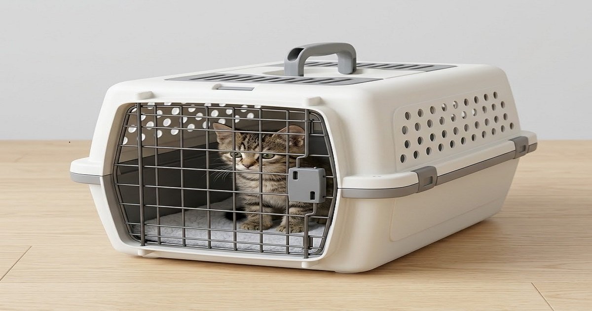 Travel Pet Carrier Box Small 48.5x32x30.5cm Small Travel Pet Carrier Box for Cats and Small Pets 48.5x32x30.5cm