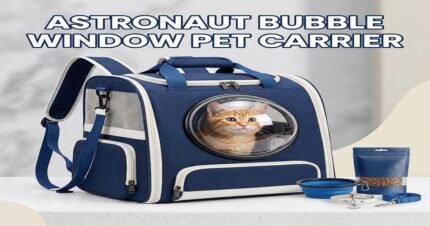 Astronaut bubble window pet carrier bag for cats and small pets