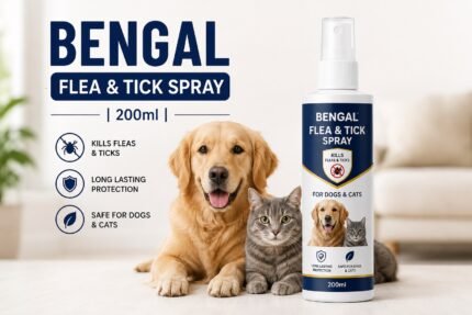 Bengal Flea & Tick Spray 200ml for dogs and cats flea and tick control