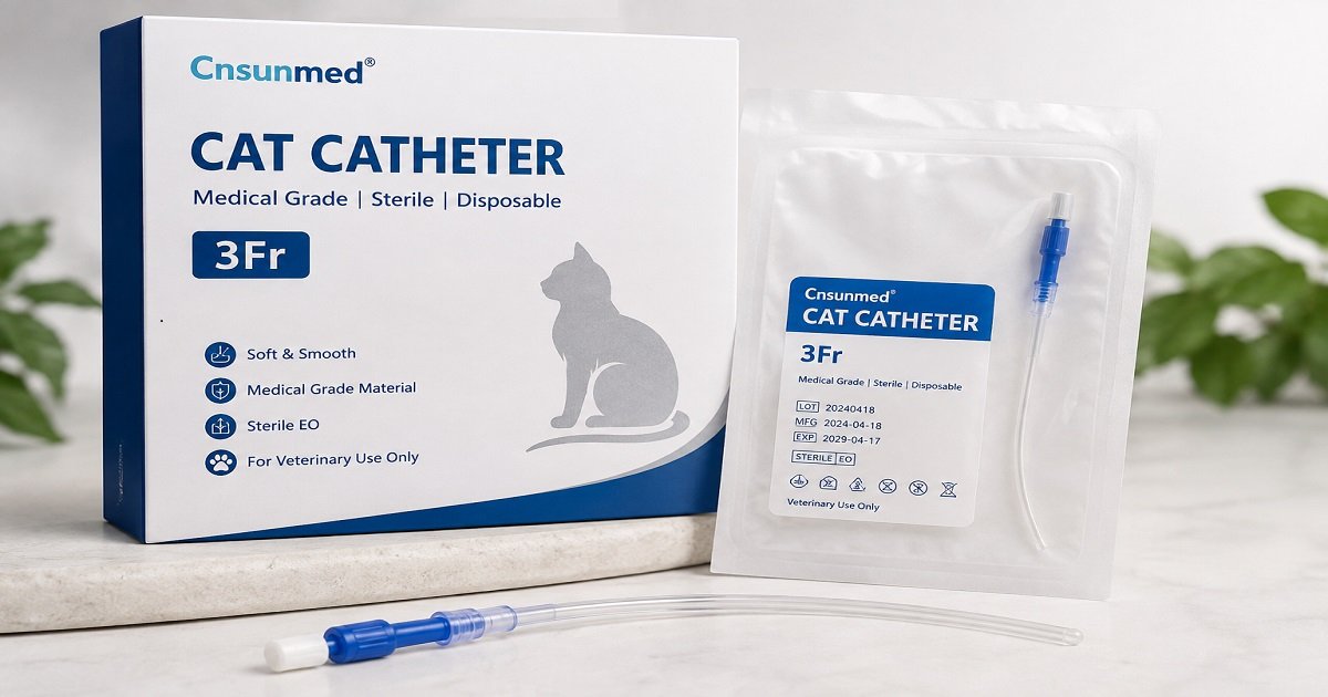 Cnsunmed Cat Catheter 3Fr Medical Grade Cnsunmed Cat Catheter 3Fr Medical Grade Sterile Veterinary Catheter