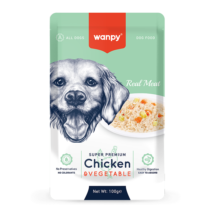 chicken & vegis Wanpy Chicken & Vegetables