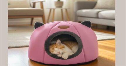 Cozy Pet Cave House for cats and small dogs