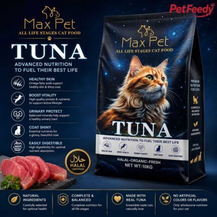 MaxPet Cat Food Tuna all life stages cat food 10kg