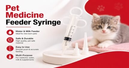 Pet medicine feeder syringe for water, milk, medicine and supplements