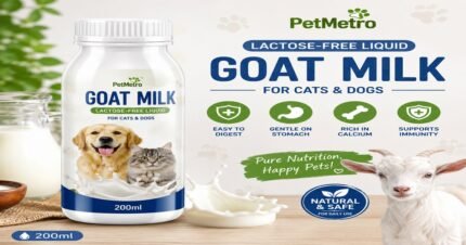 PetMetro Goat Milk lactose-free liquid 200ml for cats and dogs