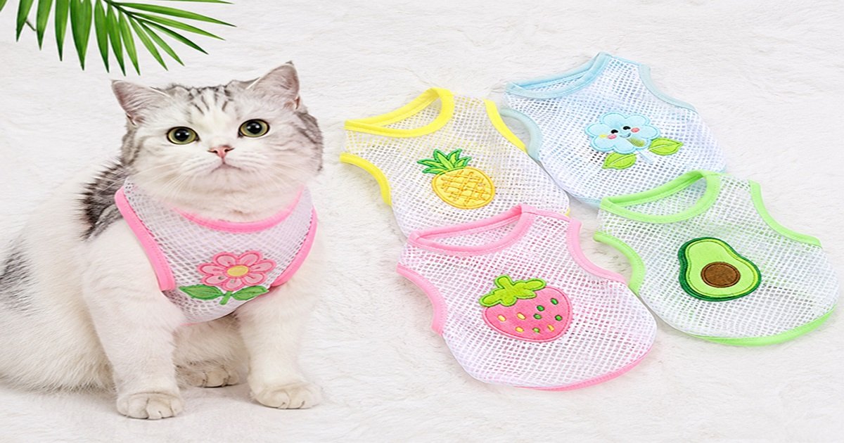 Pet Summer Net Dress | Sleeveless Mesh Dress for Cats Pet Summer Net Dress sleeveless breathable mesh dress for cats