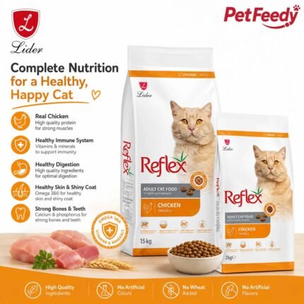 Reflex Adult Cat Food Chicken 15kg