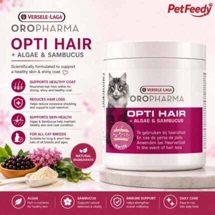 Versele-Laga Oropharma Opti Hair Hair Algae & Sambucus Cat Supplement
