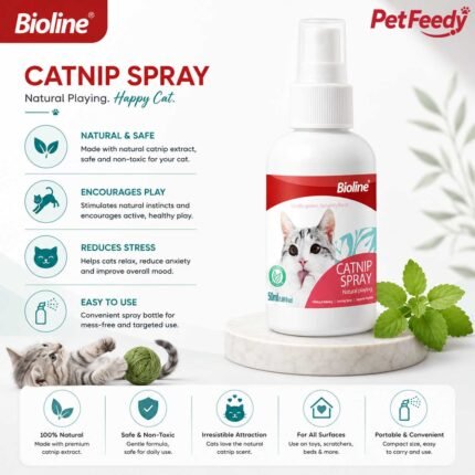 Bioline Catnip Spray 50ml for cats