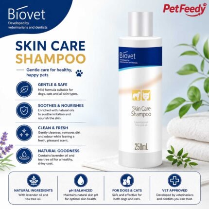 Biovet Skin Care Shampoo with lavender and tea tree oil 250ml