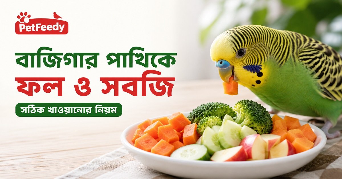 বাজরিগার পাখিকে ফল ও সবজি খাওয়ানোর সঠিক নিয়ম
