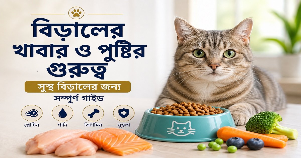 বিড়ালের খাবার ও পুষ্টির গুরুত্ব