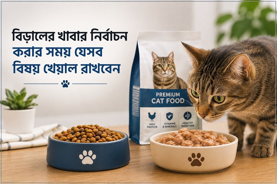 বিড়ালের খাবার নির্বাচন করার সময় যেসব বিষয় খেয়াল রাখবেন