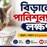 বিড়ালের পানিশূন্যতার লক্ষণ এবং পর্যাপ্ত পানি পান করানোর উপায়